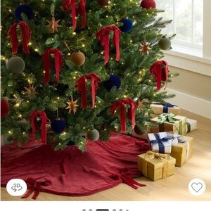 Studio McGee Red Christmas Tree Skirt